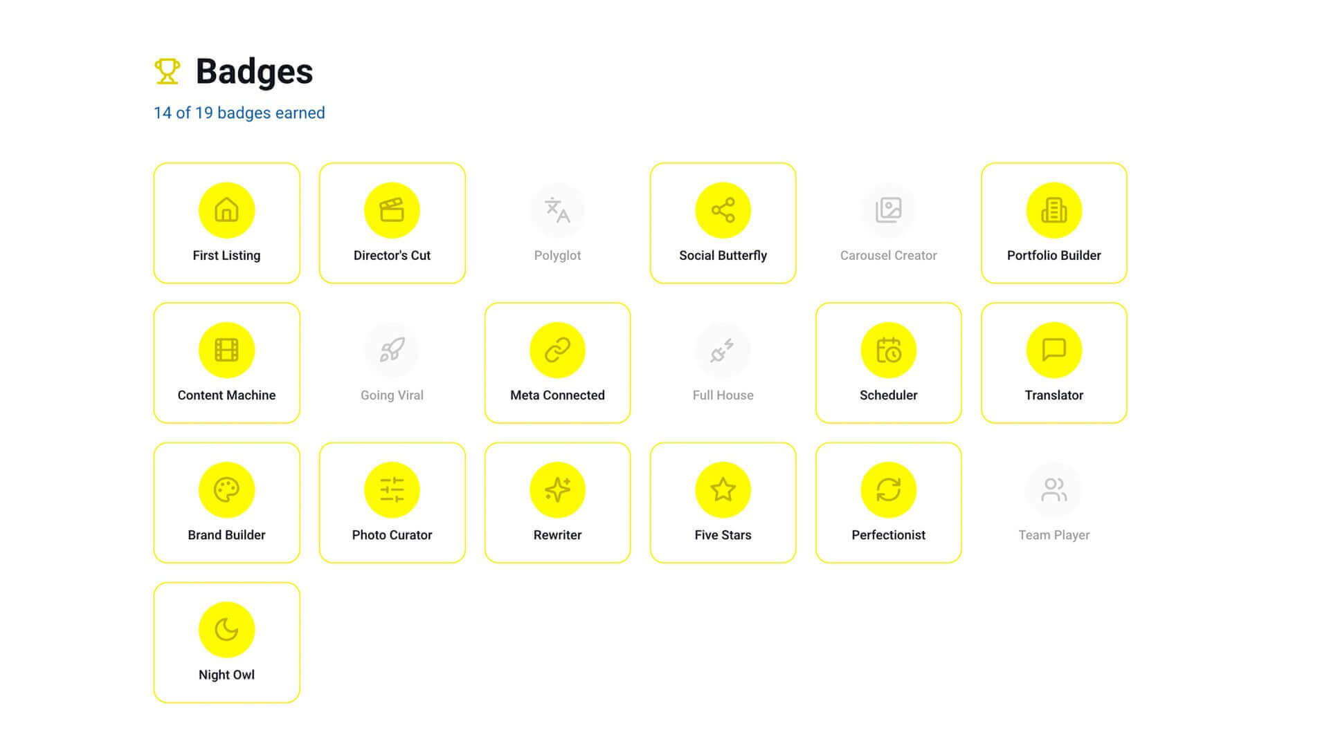 Badges: see if you’re getting the most out of Nanopixo screenshot