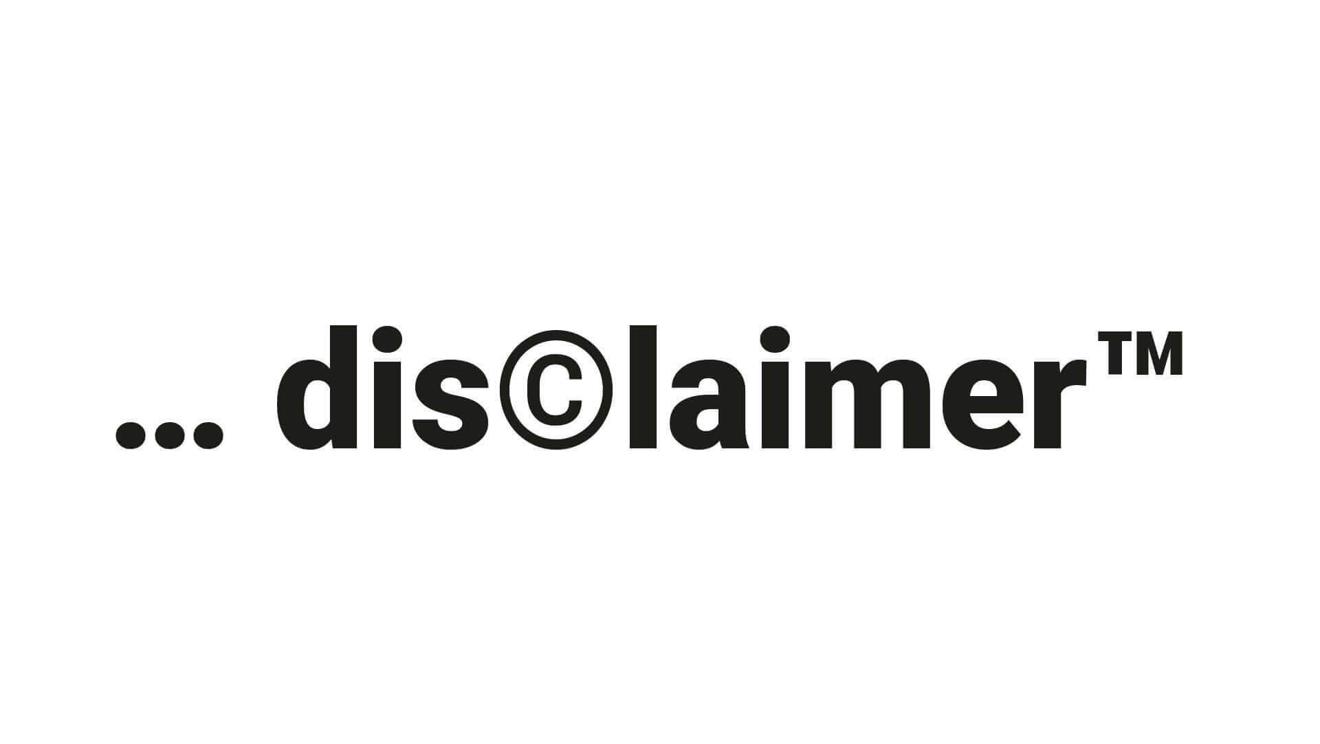 Editable disclaimer with character control screenshot