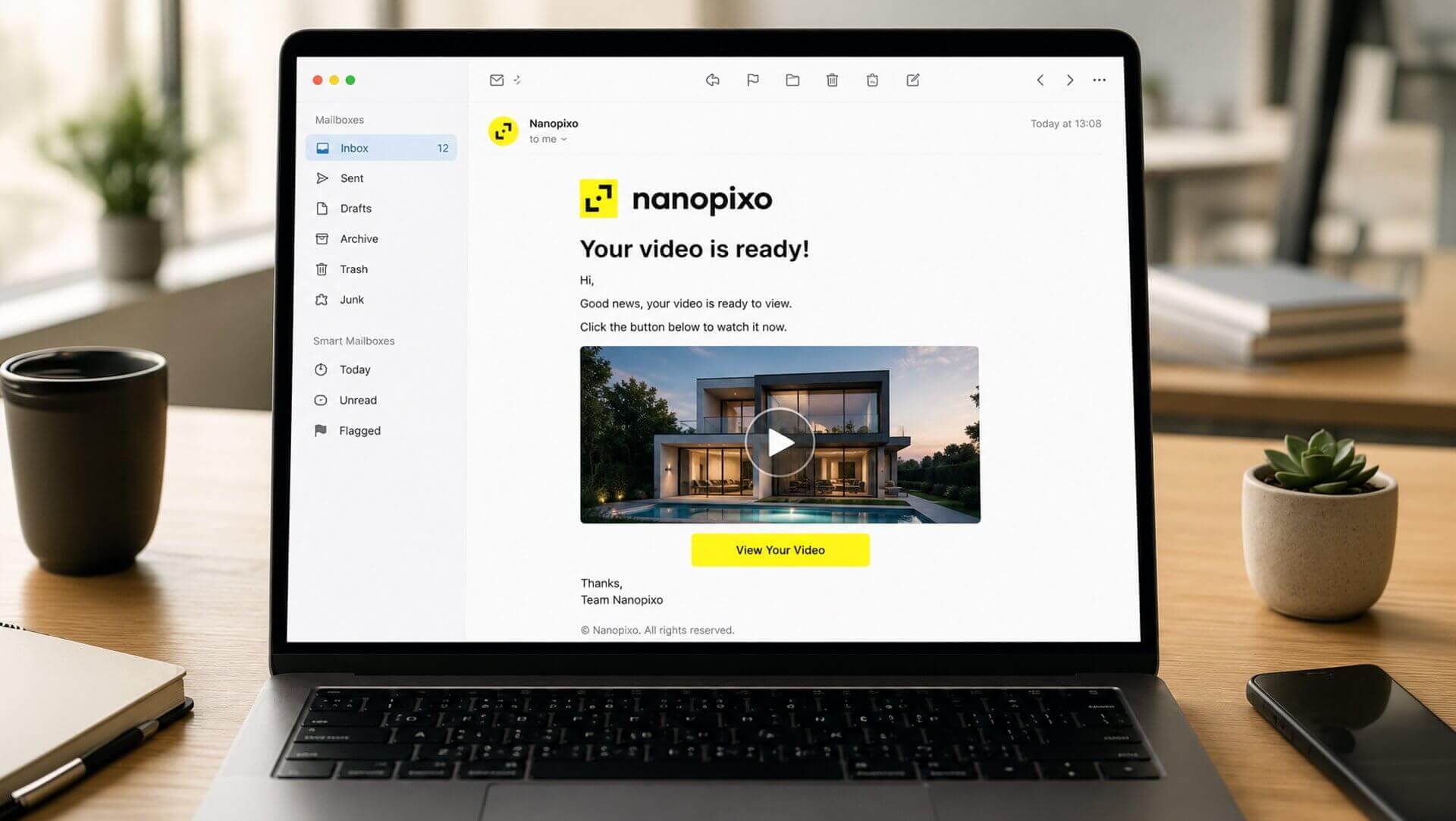 Email notifications that keep you in the loop screenshot