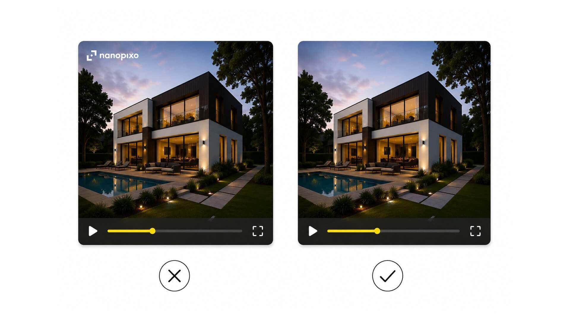 No Nanopixo watermark on any paying plan screenshot